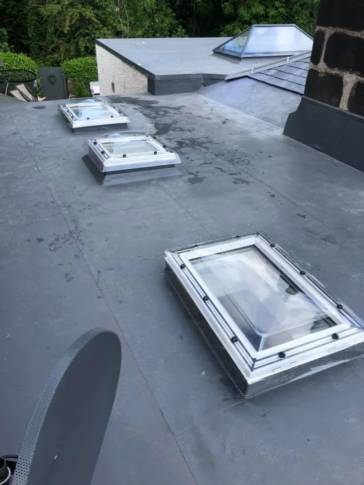 Flat Roof With Rooflight Details