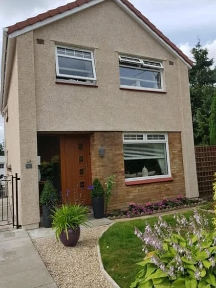 Roughcast Finish On Exterior Walls